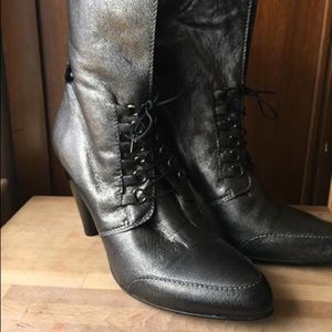 BOSS Orange, Gunmetal Heeled Boots